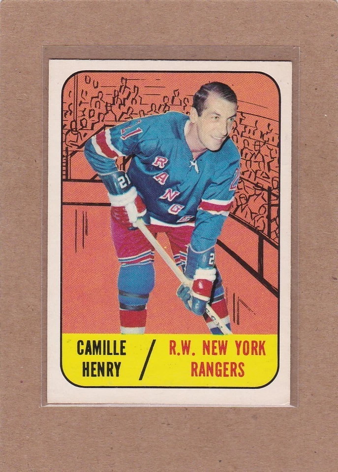 1967-68 TOPPS HOCKEY CAMILLE HENRY #26 RANGERS EX+ *A34834 - Image 1 of 1