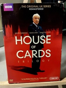 HOUSE OF CARDS Trilogy Ian Richardson BBC UK Series DVD 4-Disc Set REGION 1 NEW
