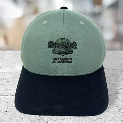 Hard Rock Hotel & Casino Sacramento, Ca Correa Ajustable Gorra Trasera Verde Golf Foto 1 de 4