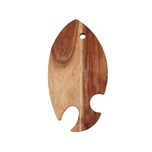 Funny Fish Shaped Wood Cutting Board for Kitchen Wooden Cutting Board with Ha... - Picture 1 of 8