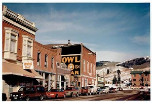 Vintage FARBFOTO 1971 von B. ZWICK Straßenszene in Cripple Creek Colorado - Bild 1 von 2