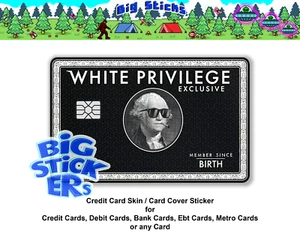 Envoltura adhesiva blanca Priivileged para tarjetas de crédito INTELIGENTES, calcomanía adhesiva para tarjetas - Imagen 1 de 27