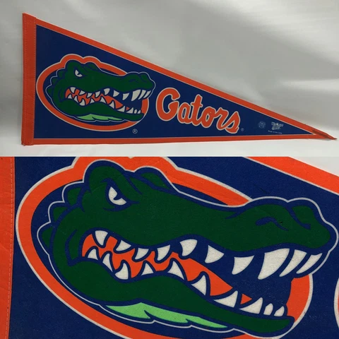 UNIVERSITY FLORIDA GATORS VINTAGE RETRO FELT PENNANT FAST FREE SHIPPING Cover