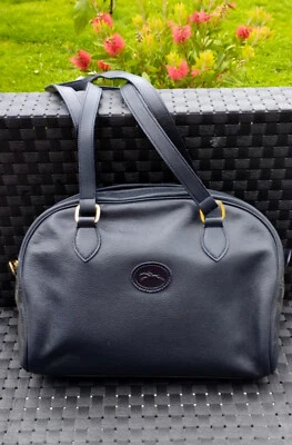 Grand sac Longchamp Cuir noir - Photo 1/4