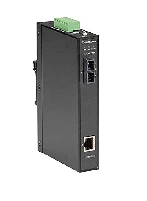 Black Box 10/100/1000Base-T(X) To 1000Base-X Ethernet Converter LGC282A - Image 1 of 1