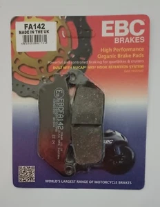 EBC Organic FRONT Disc Brake Pads Fits HONDA VT600 SHADOW CUSTOM (1994 to 2000) - Picture 1 of 5