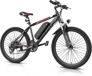 26 Zoll Fahrrad Elektro 250W E-bike Erwachsene Mountainbike 36V 10.4Ah Batterie - Bild 1 von 16