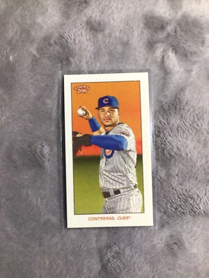 2020 Topps T 206 WILSON CONTRERAS Series 4 OLD MILL SSP Chicago Cubs - Image 1 of 2