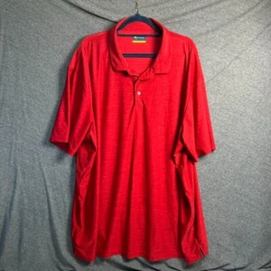 Jack Nicklaus Polo Shirt Mens Size 4XL Red Golf Short Sleeve Buttons - Picture 1 of 10