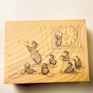 Teacher's Pet~Amanda~House Mouse Rubber Stamp~ 5"X 4.75"~Stampa Rosa 403 M - Picture 1 of 7