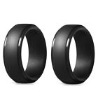 8mm Popular Men Silicone Cool Rings Women Silicone Wedding Ring2908