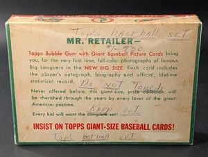 1952 Topps Baseball Empty Wax Box BBCE Sealed Mickey Mantle Willie Mays RC Yr - Picture 1 of 4