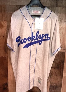 Brooklyn Dodgers Mitchell Ness Cooperstown Colección 1943-45 Duke Snider #4 XL - Imagen 1 de 15