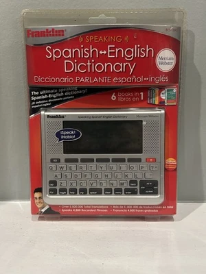 Franklin BES1890 Speaking Spanish English Electronic Dictionary New Sealed NOS - Image 1 of 4