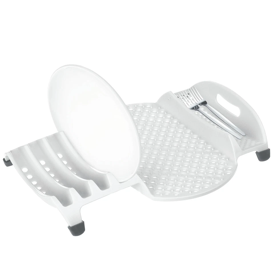 Prep Solutions by Progressive In-sink Dish Drainer - White