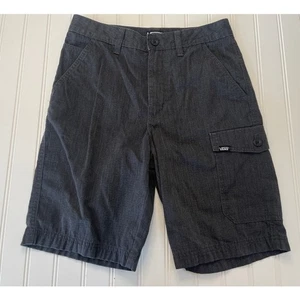 Vans Gray Chino Cargo Shorts 9" Inseam - Size Boy's 14 - Picture 1 of 6
