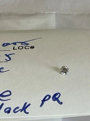 old european cut diamond loose 1=0.05ct 2.20mm F-i1 - Image 1 of 4