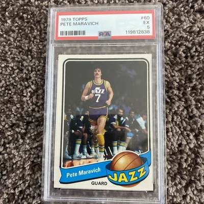 1979 Topps Pete Maravich #60 PSA 5 - Image 1 of 2