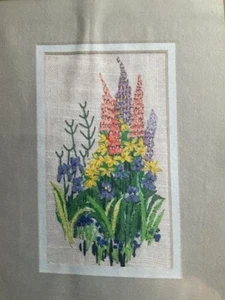 Rowandean Embroidery Kit Lupins 0350 - Picture 1 of 3