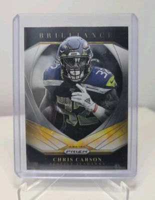 2020 Panini Prizm - Brilliance Chris Carson #15 Seattle Seahawks NFL Football RB - Image 1 of 4