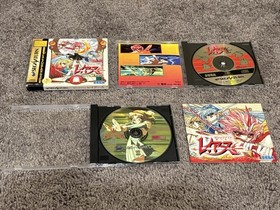 Magic Knight Rayearth Sega Saturn US version Disc & Japanese Working Designs RPG