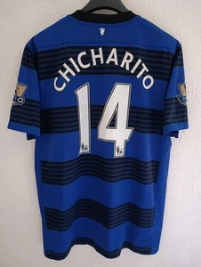 MANCHESTER UNITED 2012-2013 Chicharito 14 camiseta shirt trikot maillot maglia L - Picture 1 of 5