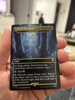 MTG Lord Of The Rings NM Surge Foil Paths Of The Dead - Cavern Of Souls - Image 1 of 2