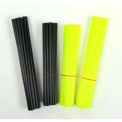 Kit de envoltura de cubierta de radios de rueda 76 piezas para moto de cross MX - amarillo/negro 20-YB60 Foto 1 de 4