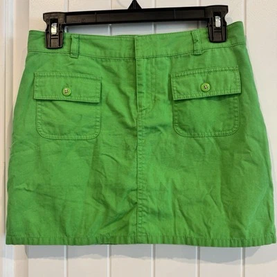 Lilly Pulitzer Girls Size 14 Skort Green Pink Shorts - Image 1 of 4