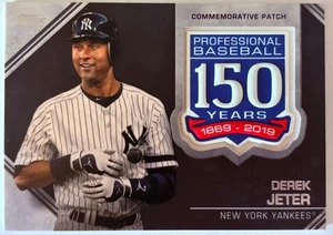 2019 Topps Series 2 Derek Jeter 150th Anniversary Patch #AMP-DJ - Picture 1 of 2