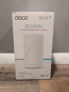 TP-Link Deco BE63 BE10000 Tri-Band WiFi 7 Mesh System 2.5GbpsPorts 1 Pack TESTED - Picture 1 of 9