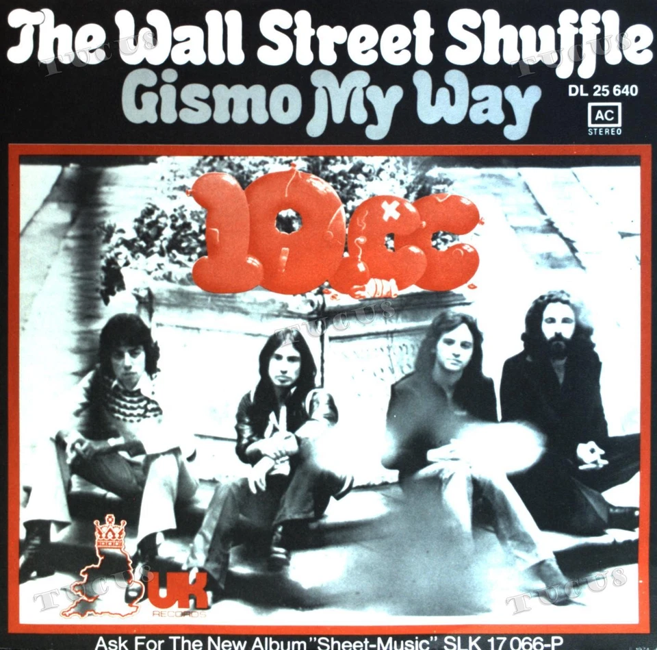 10 CC - The Wall Street Shuffle 7" (VG) .* - Image 1 of 1