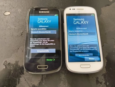 Samsung  Galaxy S III mini GT-I8190 - 8GB - Marble White (2er-Set) - Bild 1 von 4