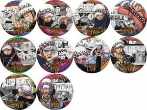 One Piece Trafalgar Law Heroes Can Badge Collection Set of 10 Official - Picture 1 of 1