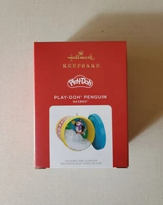 2021 Hallmark Keepsake Hasbro Play-Doh Penguin Ornament - Picture 1 of 4