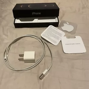 iPhone 12 Pro BOX Apple Lightning Charger - Picture 1 of 9