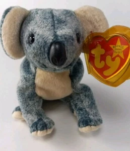 TY Beanie Babies Koala Bear Plush With Tag Eucalyptus 1999 5 Inch - Picture 1 of 9