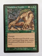 MTG Weatherseed Treefolk Urza's Legacy Magic The Gathering Rare Card NM