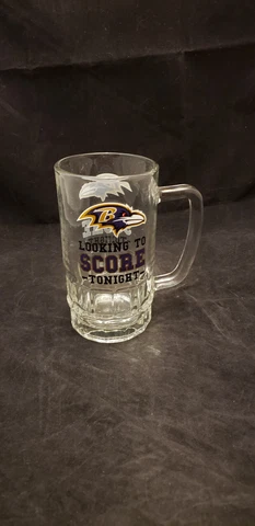 BALTIMORE RAVENS BEER STEIN MUG TANKARD- 18 oz Cover