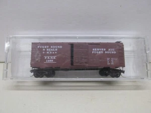 LOCO-MOTIVES #LM113-PUGENT SOUND BOXCAR #1988-N-SCALE - Picture 1 of 5