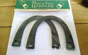 Plastic Purse Handle 5-1/2 Inch U-Shaped-Black 2/Pkg Design Crafts DIY Hobby NEW - Picture 1 of 4