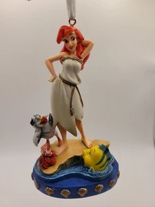 ^ DISNEY Store SKETCHBOOK ORNAMENT 2021 - ARIEL & FRIENDS FAIRYTALE MOMENTS NWT - Picture 1 of 4