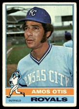 1976 Topps Amos Otis Kansas City Royals #510