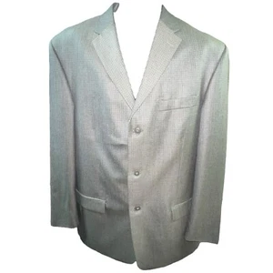 Perry Ellis Portfolio Sport Coat Jacket Wool 44R Men 3-Button Ventless Lined - Picture 1 of 20