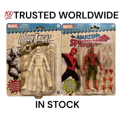 Figura Marvel Legends Amazing Spider-Man, Web Wings & Moon Knight EXCLUSIVA Foto 1 de 2