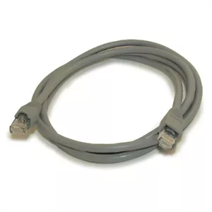 Cable de conexión Ethernet Cat6 RJ45 5 ft cadena sin enganches arranque GRIS - Imagen 1 de 2