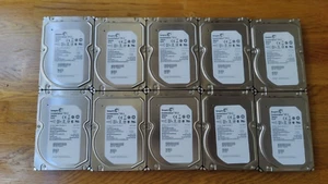 Seagate 3TB 7.2K 6Gbps 128MB 3.5" SAS HDD x10 - Picture 1 of 2