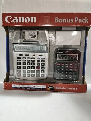 Canon Calculators P27-DH & WS-112H 2-Color Mini Desktop Printing Bonus Pack - Image 1 of 4