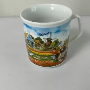 Tazza da caffè J C V collezione Hunnik decorata a mano tazza scenica Olanda - Foto 1 di 9