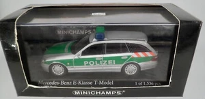 Minichamps Mercedes Benz 'E' Class T-Model - Polizei Berlin Estate - 1/43 Ltd Ed - Picture 1 of 5